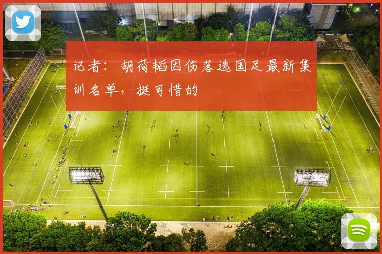 记者：胡荷韬因伤落选国足最新集训名单，挺可惜的